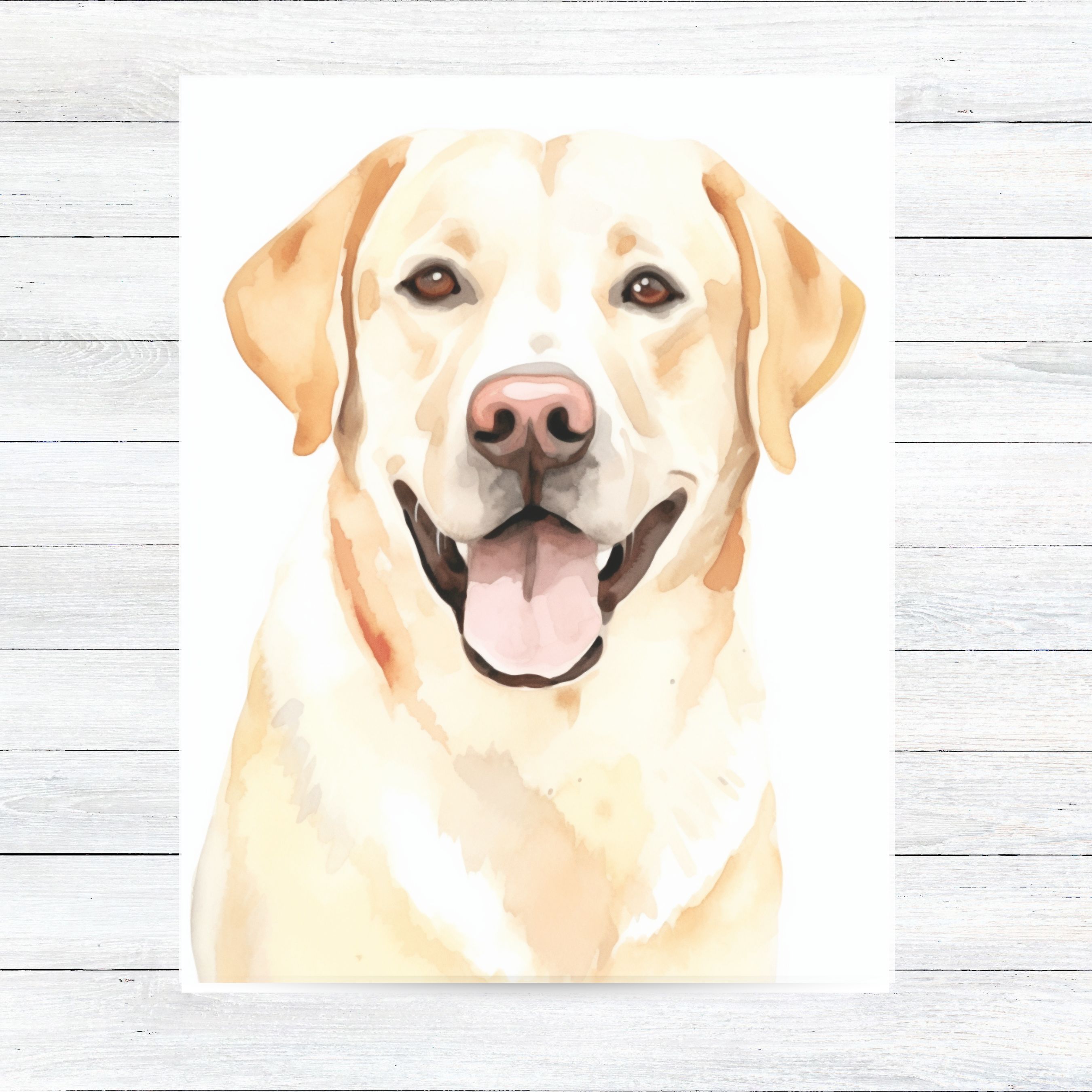 Labrador Retriever Card  Dog Lover Greeting Card, Pet Parent Note Card, Pet Parent Keepsake, Watercolor Note Card Greeting, Thank You, All Occasion, Birthday Card, Invitations