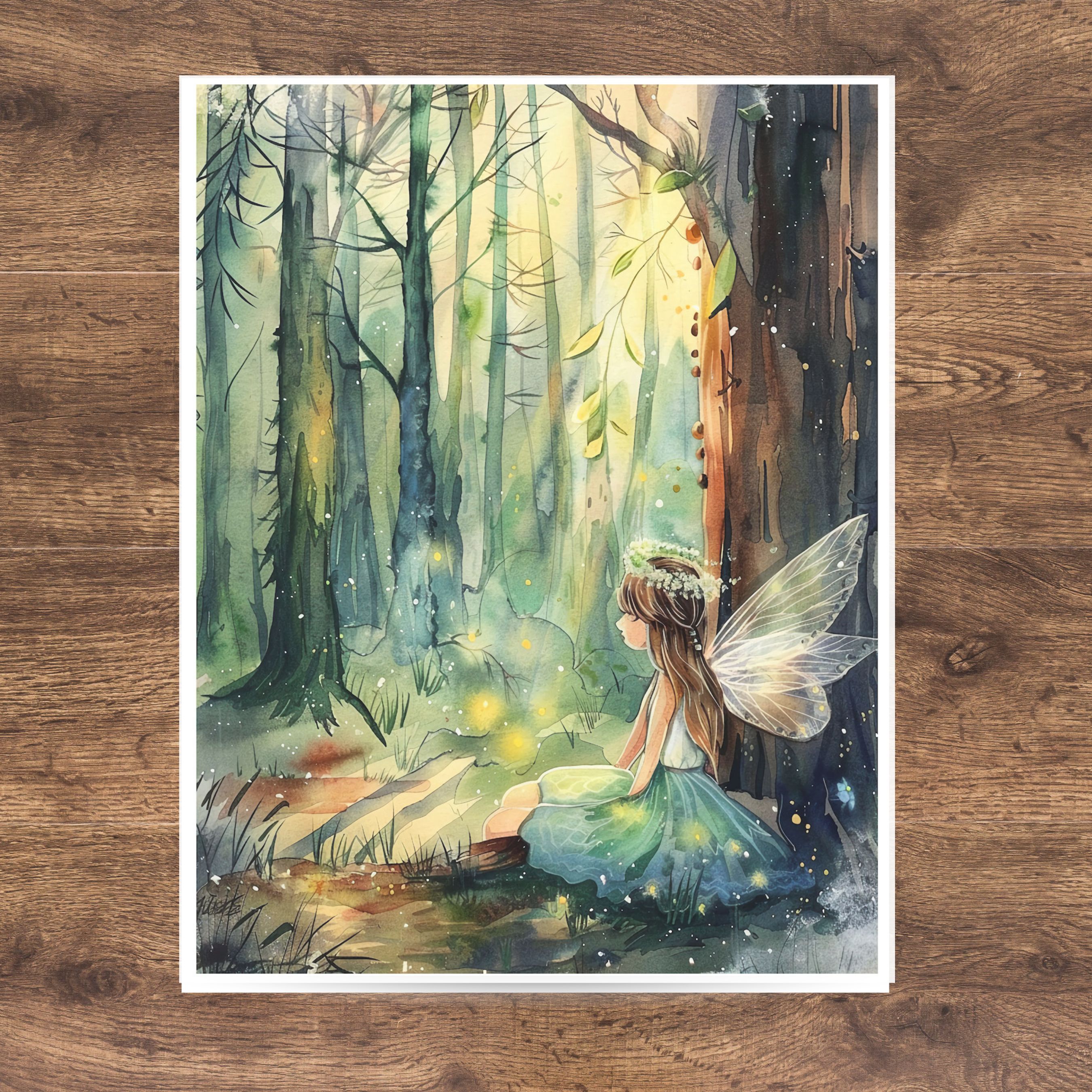 Woodland Fairy, 2nd In Series, Note Card Greeting, Thank You, All Occasion, Birthday Card, Invitations