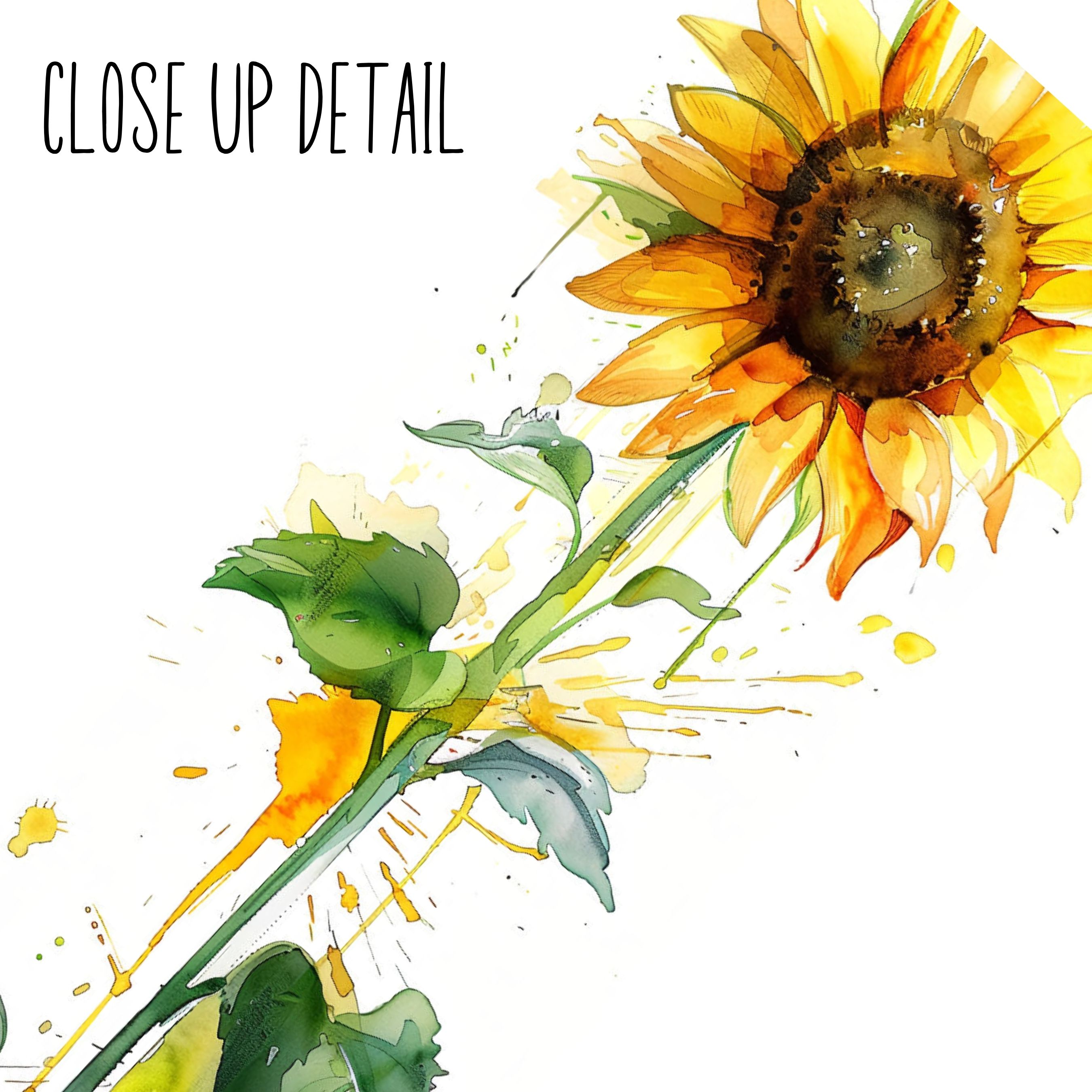 Watercolor Sunflower Bookmark, BookTok Lovers, Botanical Art, Yellow Flower, Nature Inspired, Vibrant Blooms