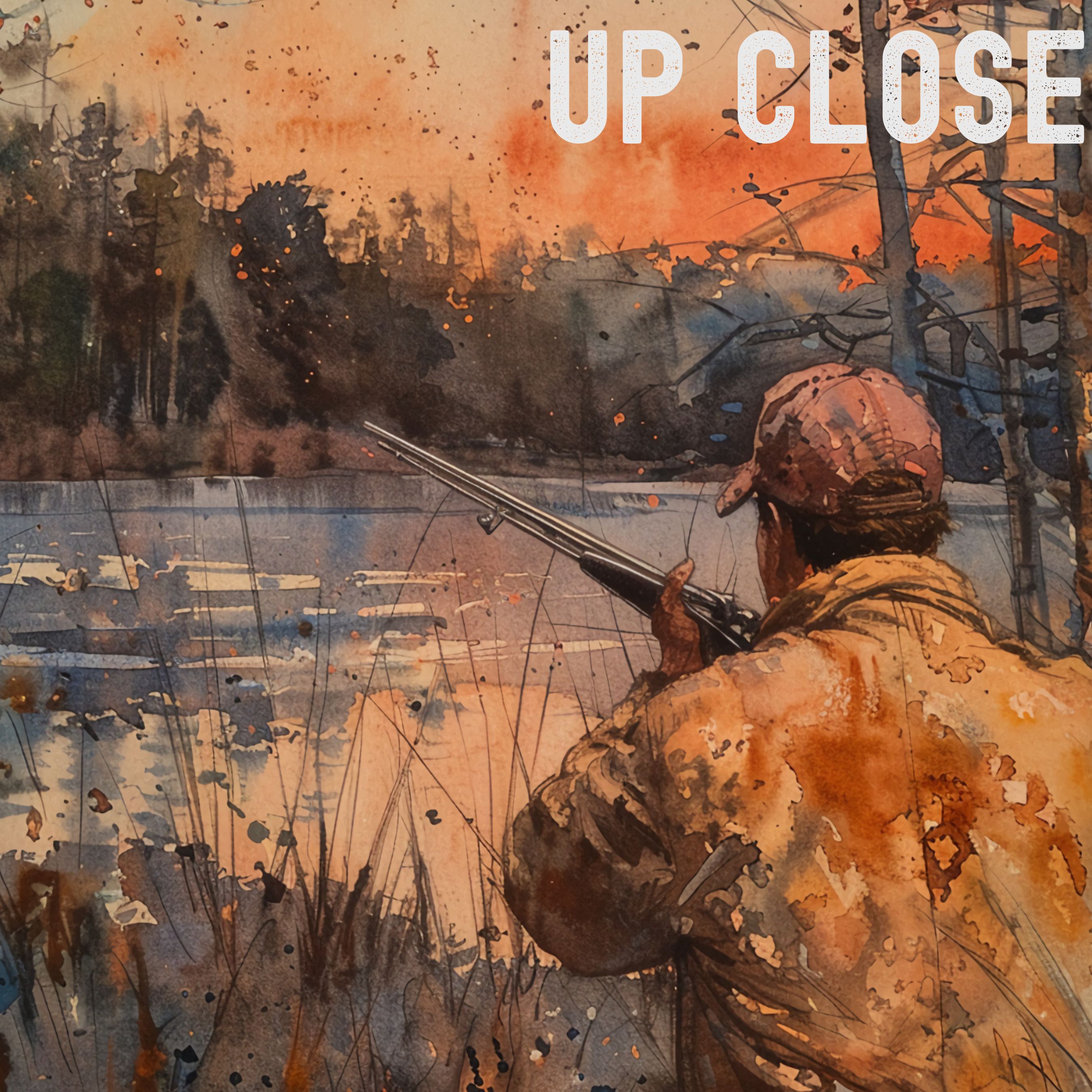 Hunting Season at Sunrise, Gift For Hunters, Country Life, Wall Decor, High Quality Art Print, Original Art