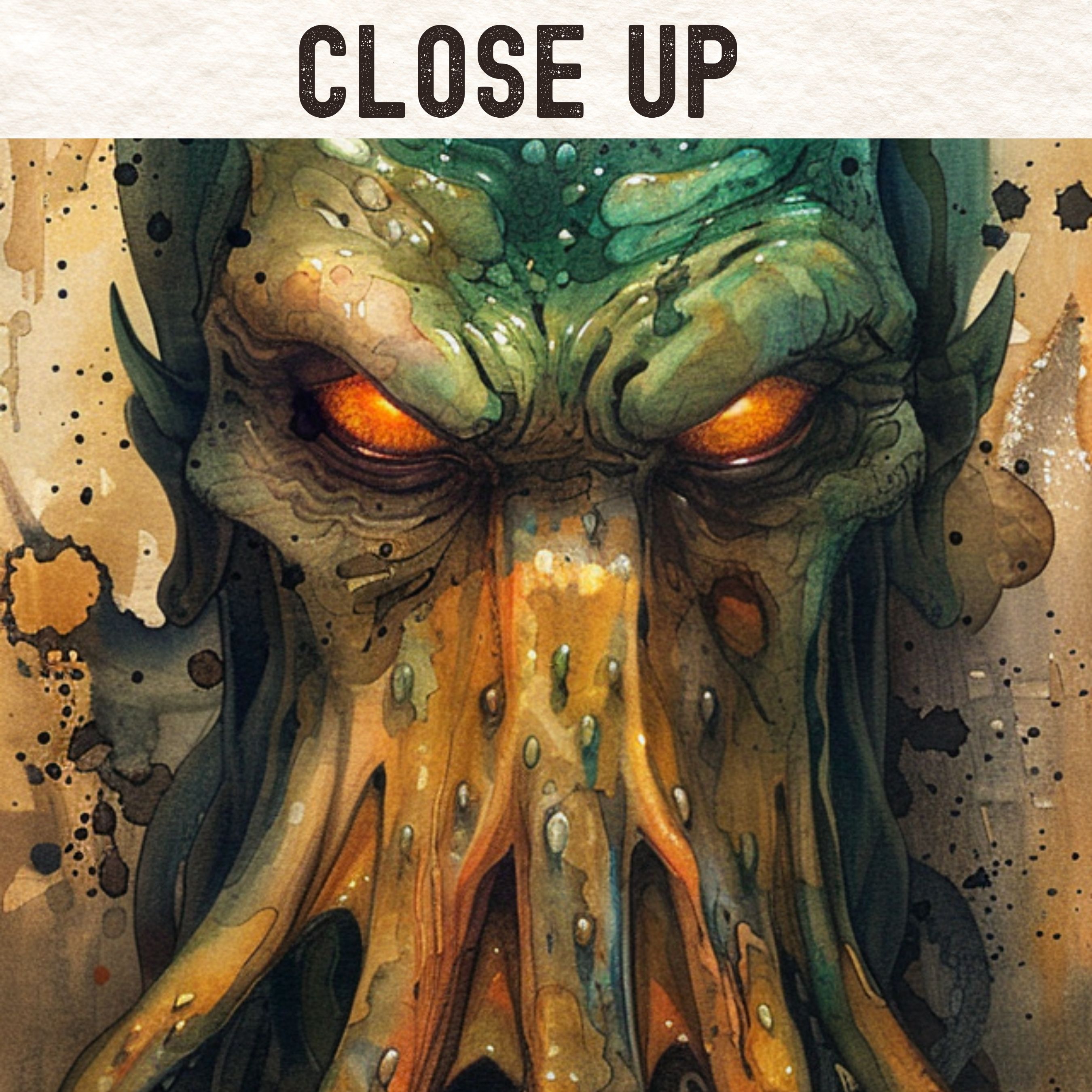 Cthulhu Bookmark Lovecraftian Horror Art, Dark Fantasy Bookmark, Mythical Creature Art, Gothic Bookmark, Book Lovers Gift