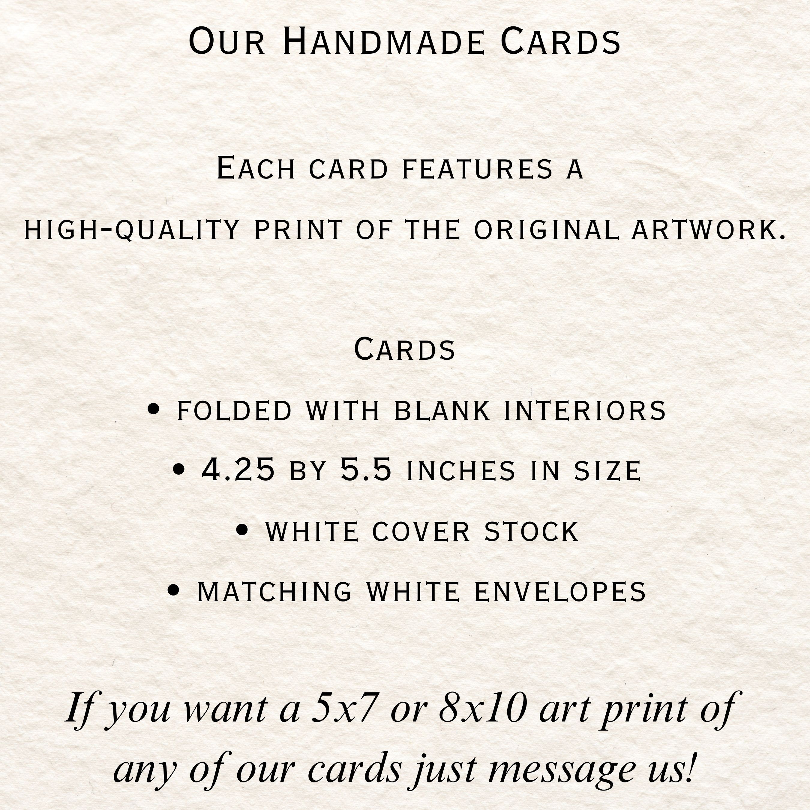 Harvest Thank You Card Set, Cursive Text, Fall Autumnal Cards, 10 Pack or 20 Pack, Thanksgiving Greeting Cards, All Occasion, Handmade Cards