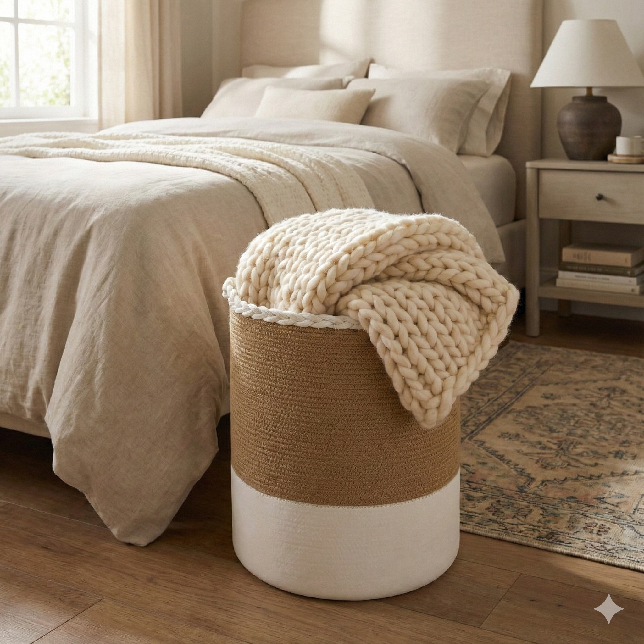 Color Camel y Blanco