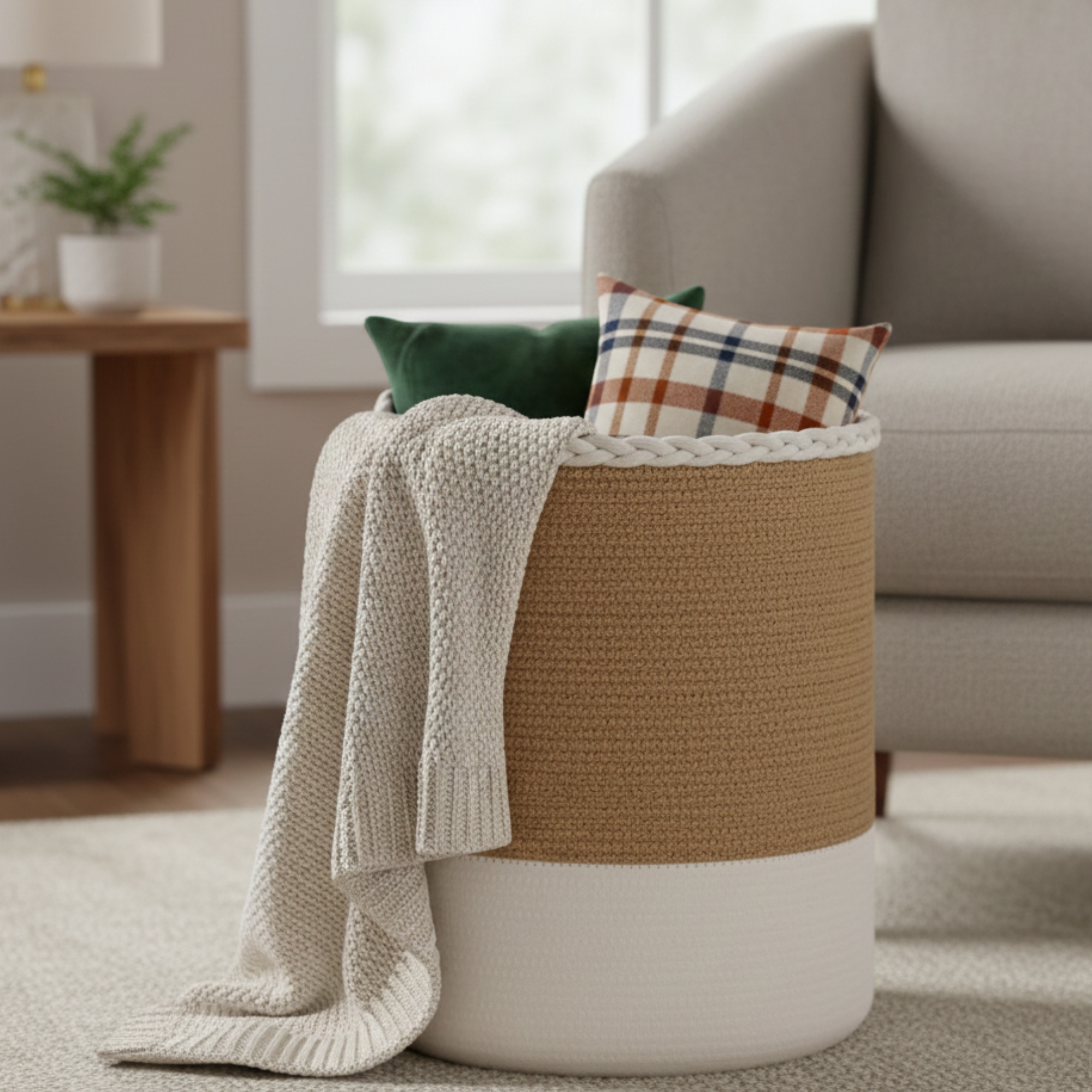 Color Camel y Blanco