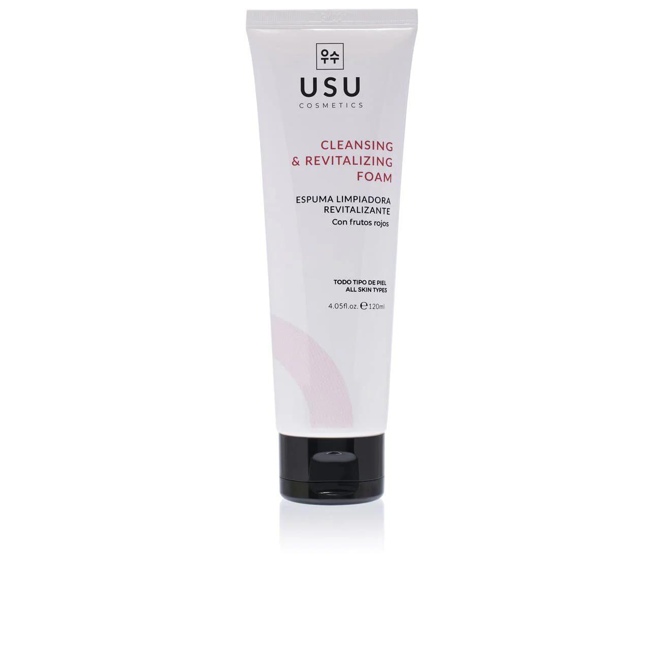 USU Espuma Limpiadora Revitalizante Frutos Rojos 120 ml.
