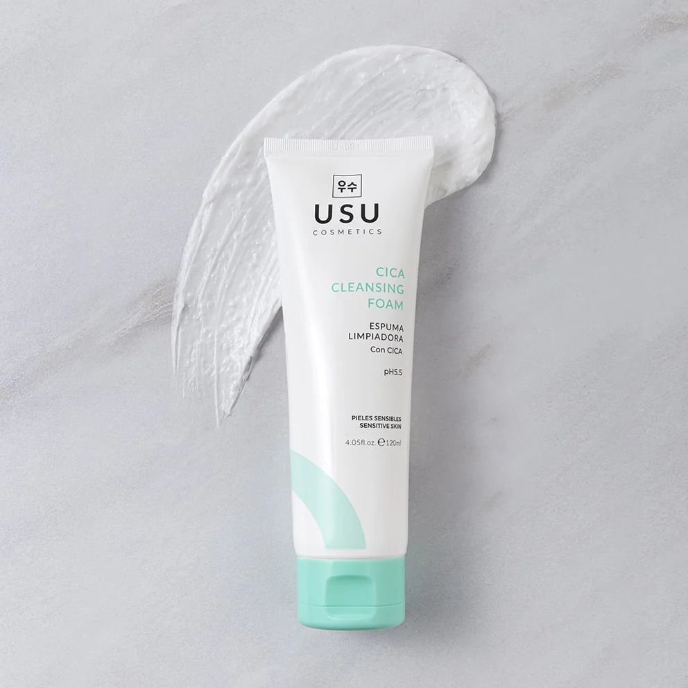 USU CICA Cleansing Foam Espuma Limpiadora con CICA pH 5.5 120 ml.