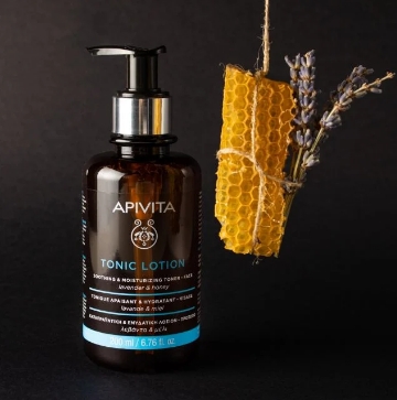 Apivita Tónico facial 2 en 1 calmante e hidratante – Rostro
