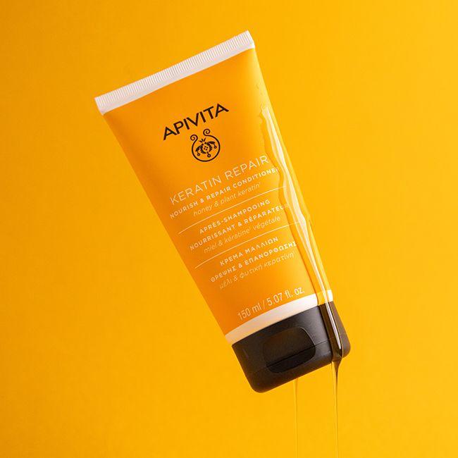 Apivita Keratin Repair Acondicionador Keratin Repair Nutritivo y Reparador para cabello seco y dañado