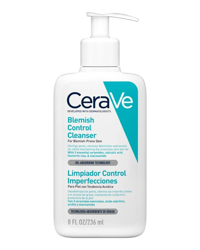 CeraVe Limpiador Control Imperfecciones Acne Purifying Foam Gel Cleans 8oz