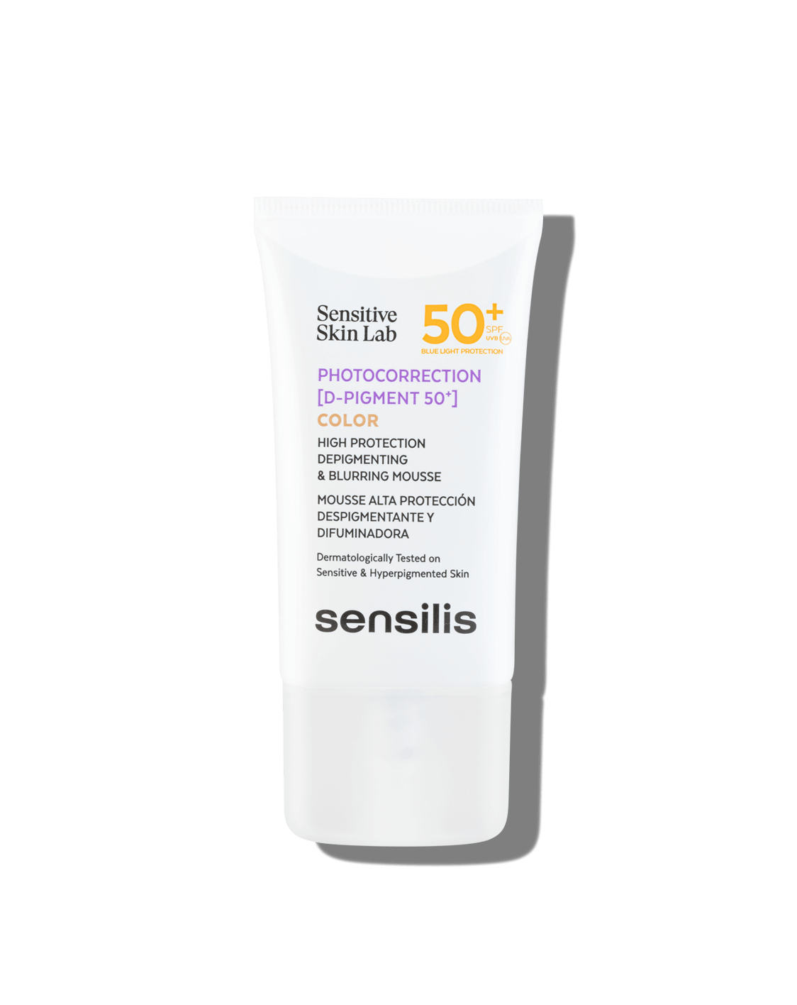 Sensilis Photocorrection [D-Pigment 50+] Color Mousse Alta Protección Despigmentante Difuminadora 40 ml.