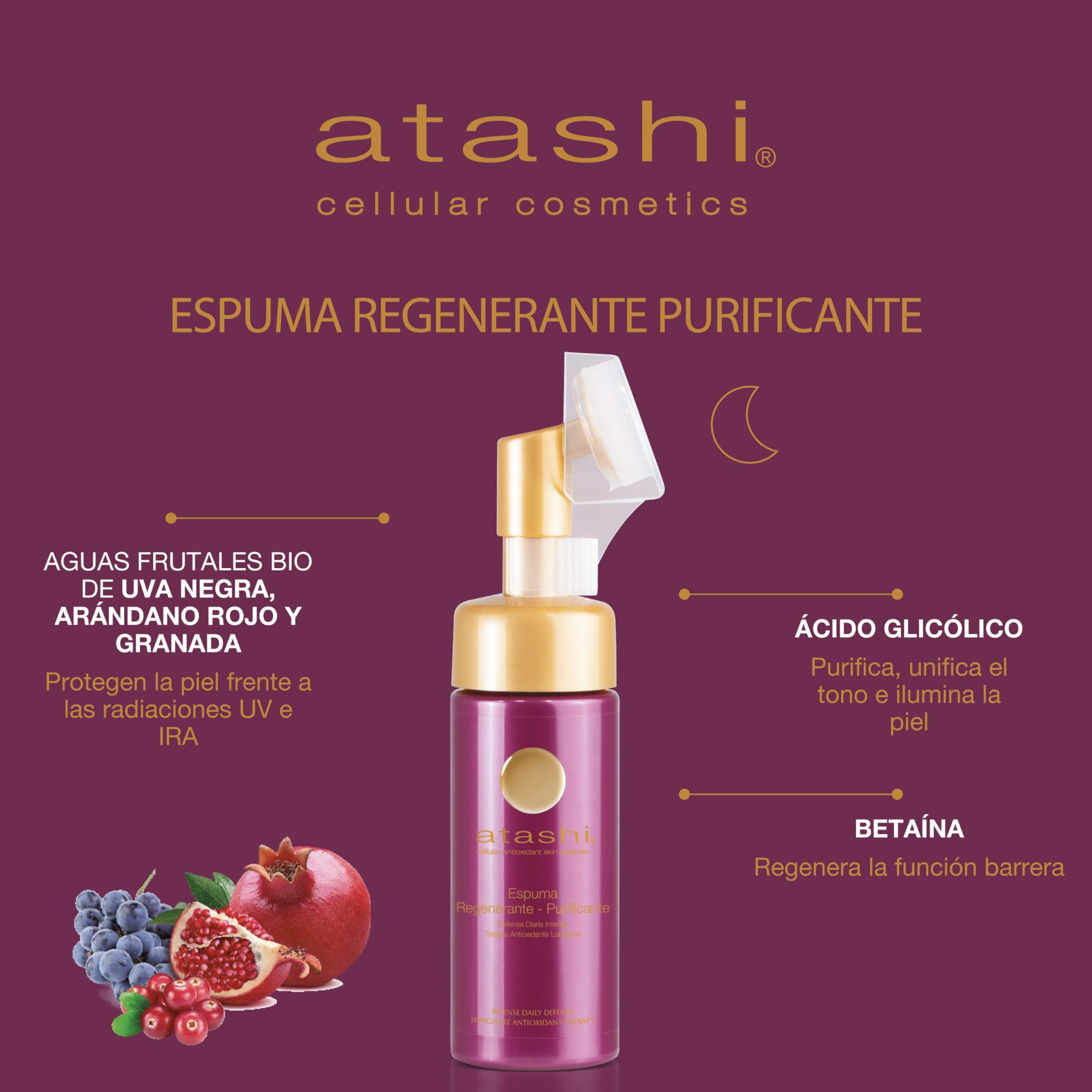 Atashi ESPUMA REGENERANTE - PURIFICANTE 150 ml.