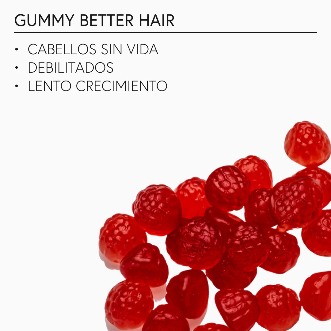 Moncho Moreno GUMMY BETTER HAIR 60 uds.