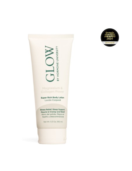 GLOW MAGNESIUM & COLLAGEN POWER Loción corporal súper enriquecida 150 ml.