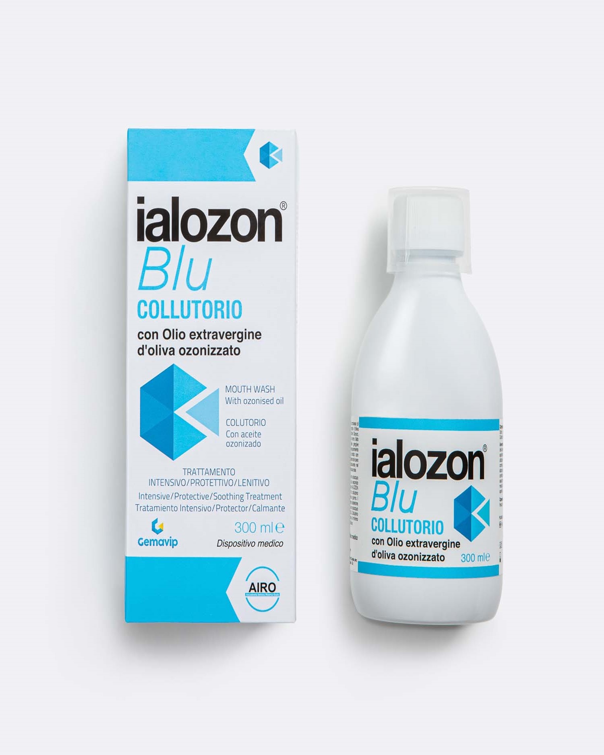 Ialozon Blu Enjuague Bucal 300 ml.