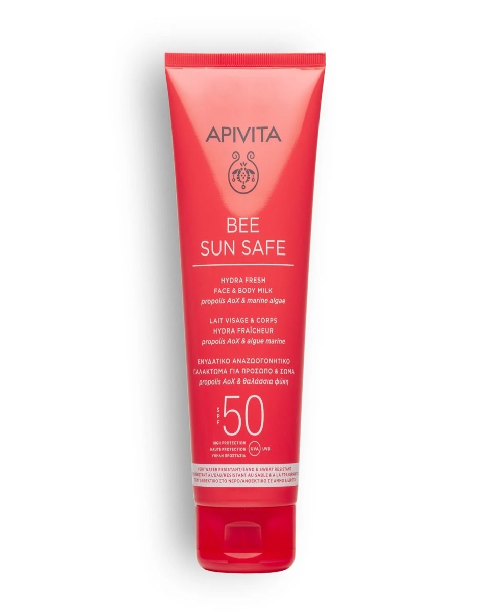 Apivita BEE SUN SAFE Hydra Fresh Face & Body Milk 200 ml.