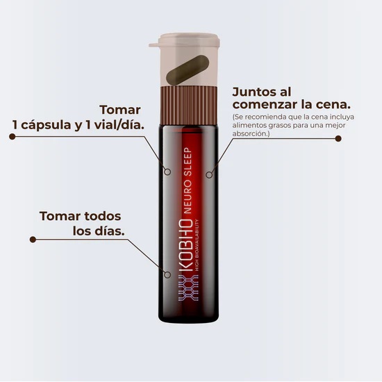 Kobho Neuro Sleep 28 viales y cápsulas.