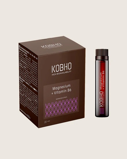 Kobho Magnesium + Vitamin B6 20 viales.
