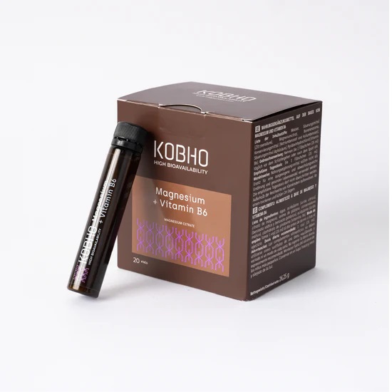 Kobho Magnesium + Vitamin B6 20 viales.