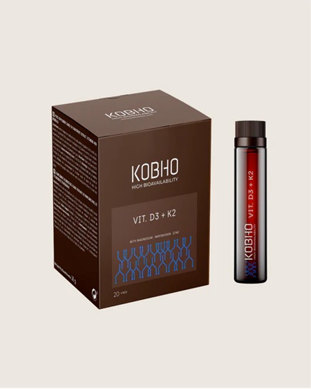 Kobho Vit. D3 + K2 20 viales.