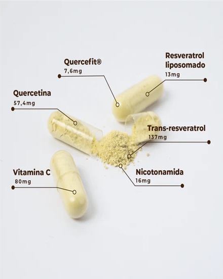 Kobho Trans Resveratrol + Quercetin 60 cápsulas