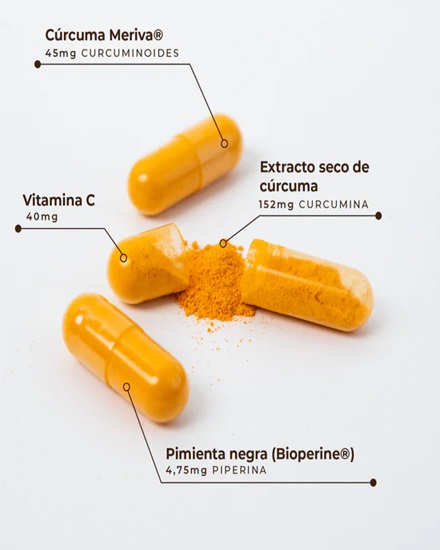 Kobho Curcuma + Black Pepper 60 cápsulas.