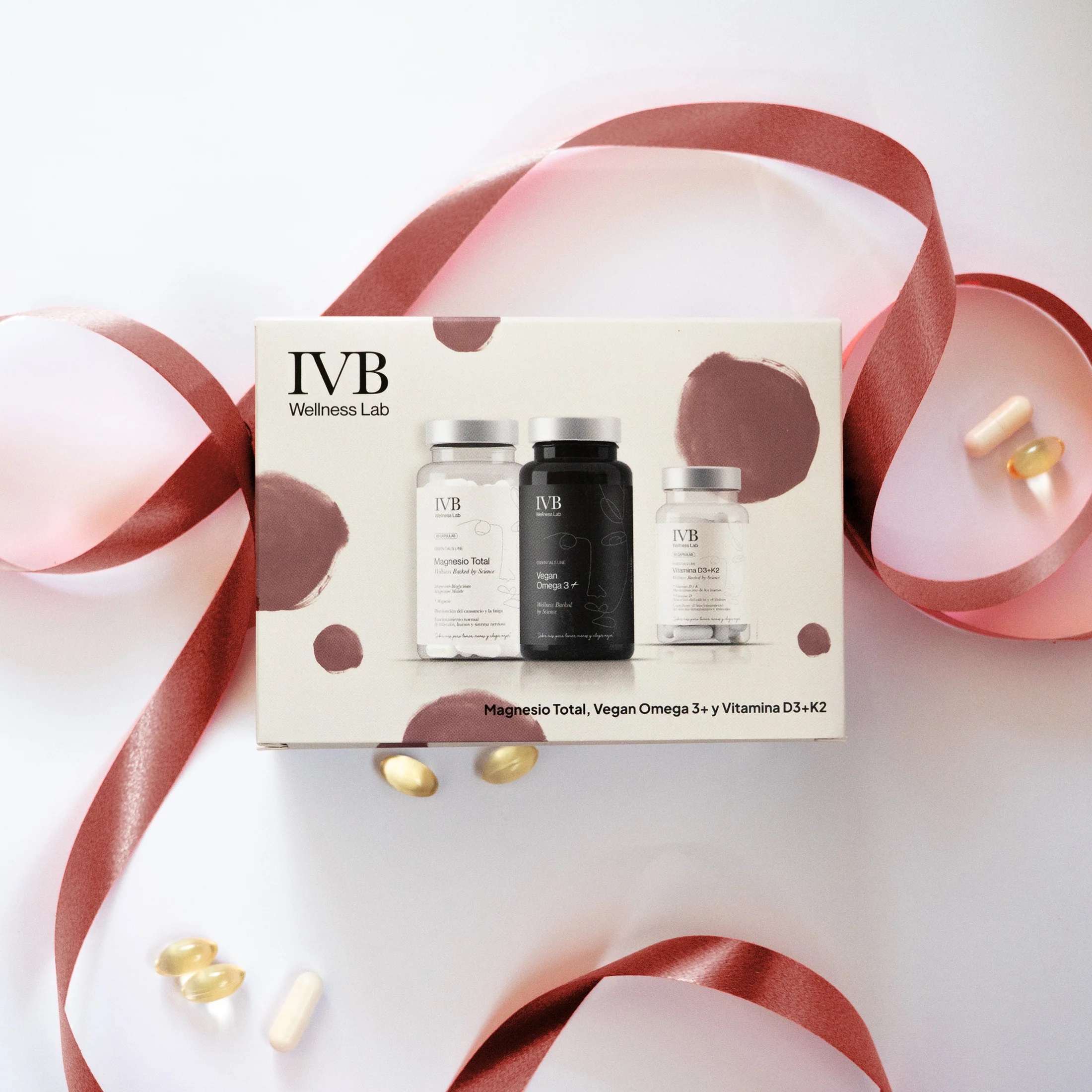 IVB Pack Esenciales Magnesio Total, Vegan Omega 3+ y Vitamina D3+K2
