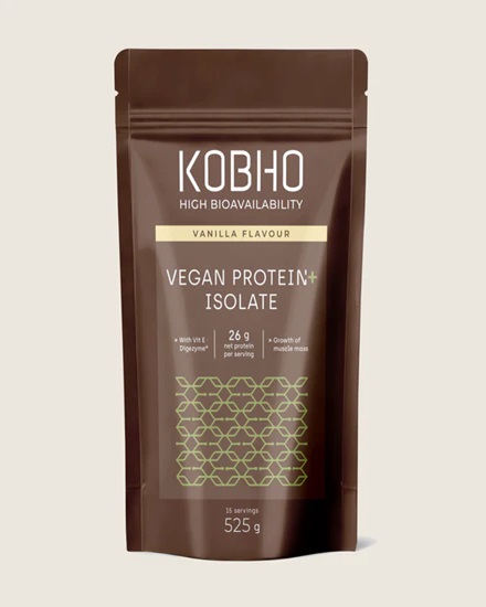 KOBHO Vegan Protein+ Isolate 525 gramos.