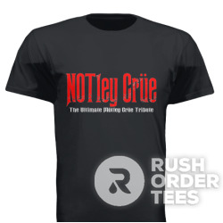 NOTley Crüe - The Ultimate Motley Crue Tribute -Logo T-shirt