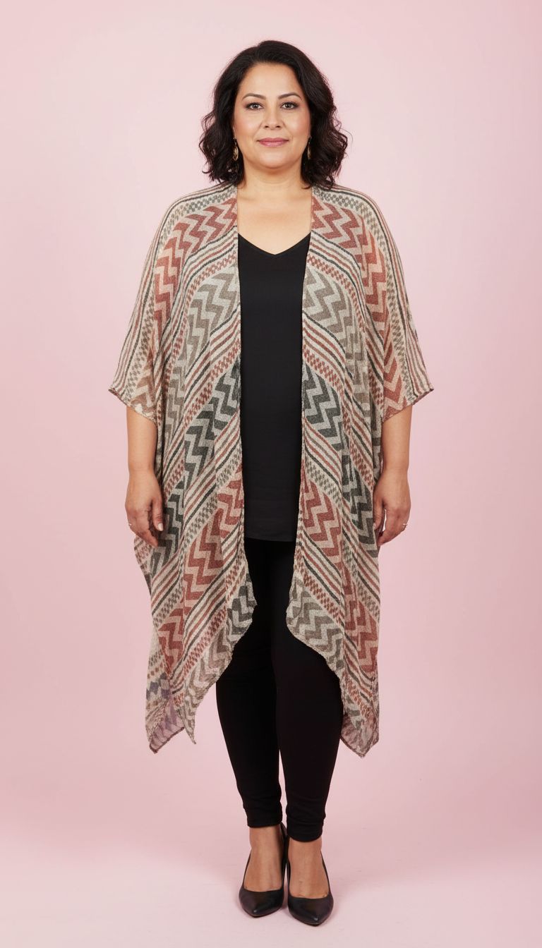 2X Printed Long Shawl