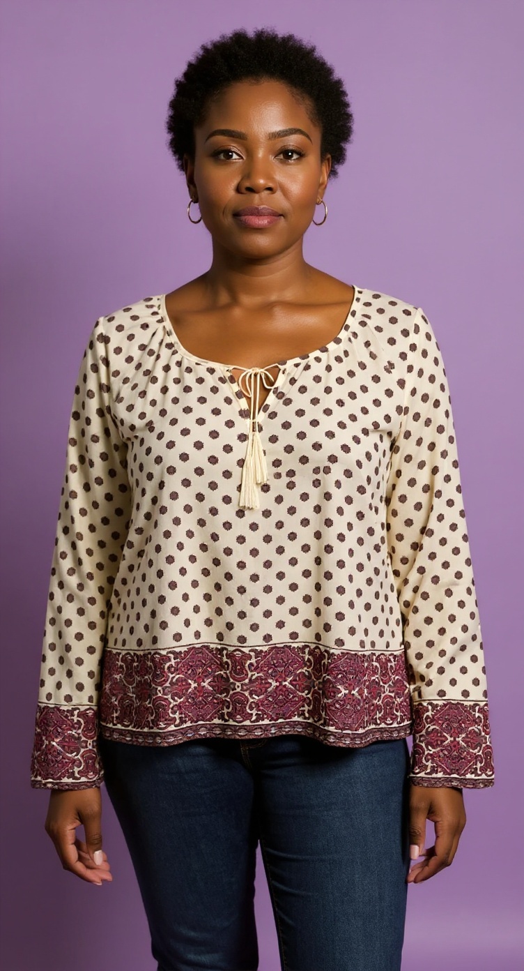 L Pattern Blouse 