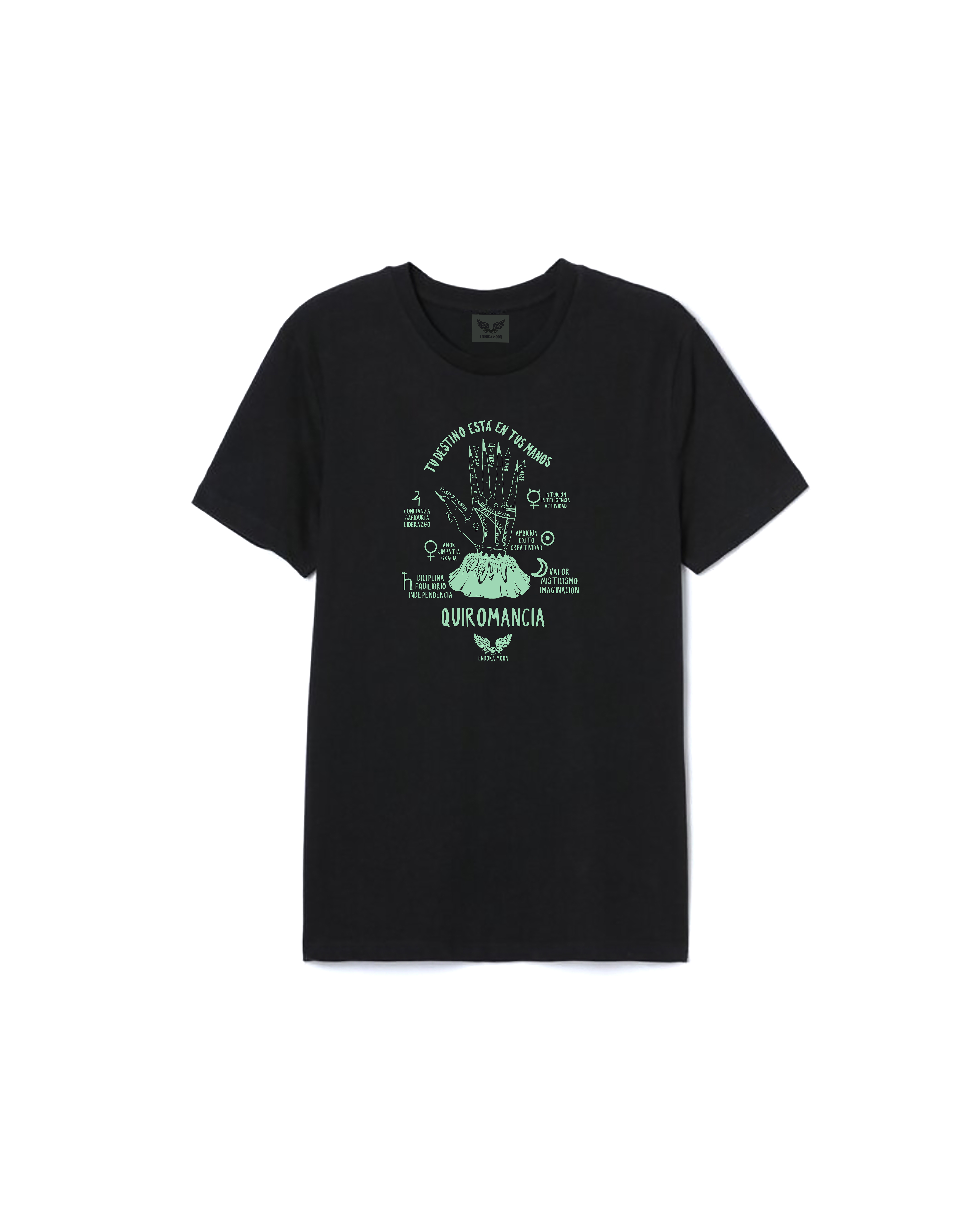 Camiseta Quiromancia Negra