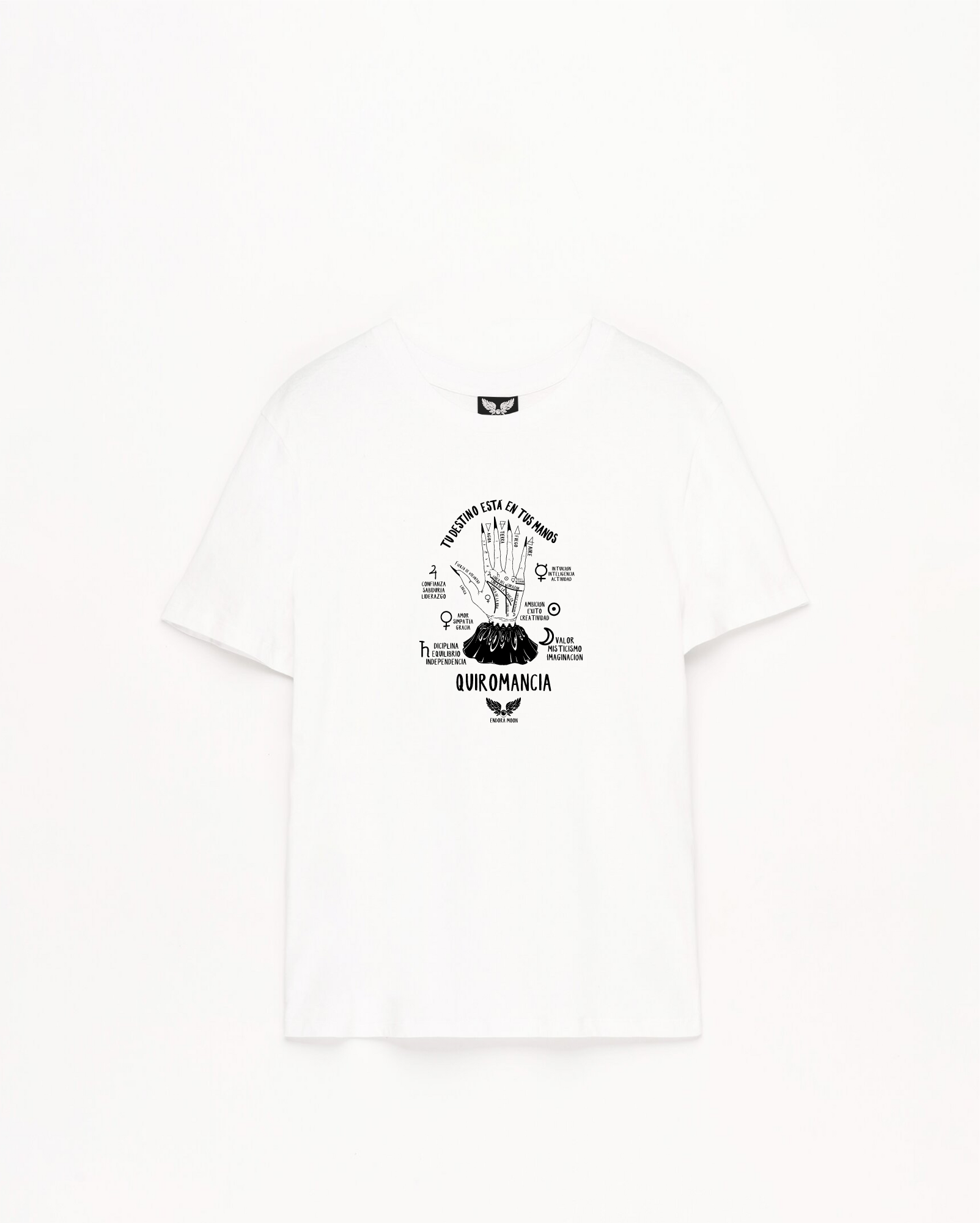 Camiseta Quiromancia Negra