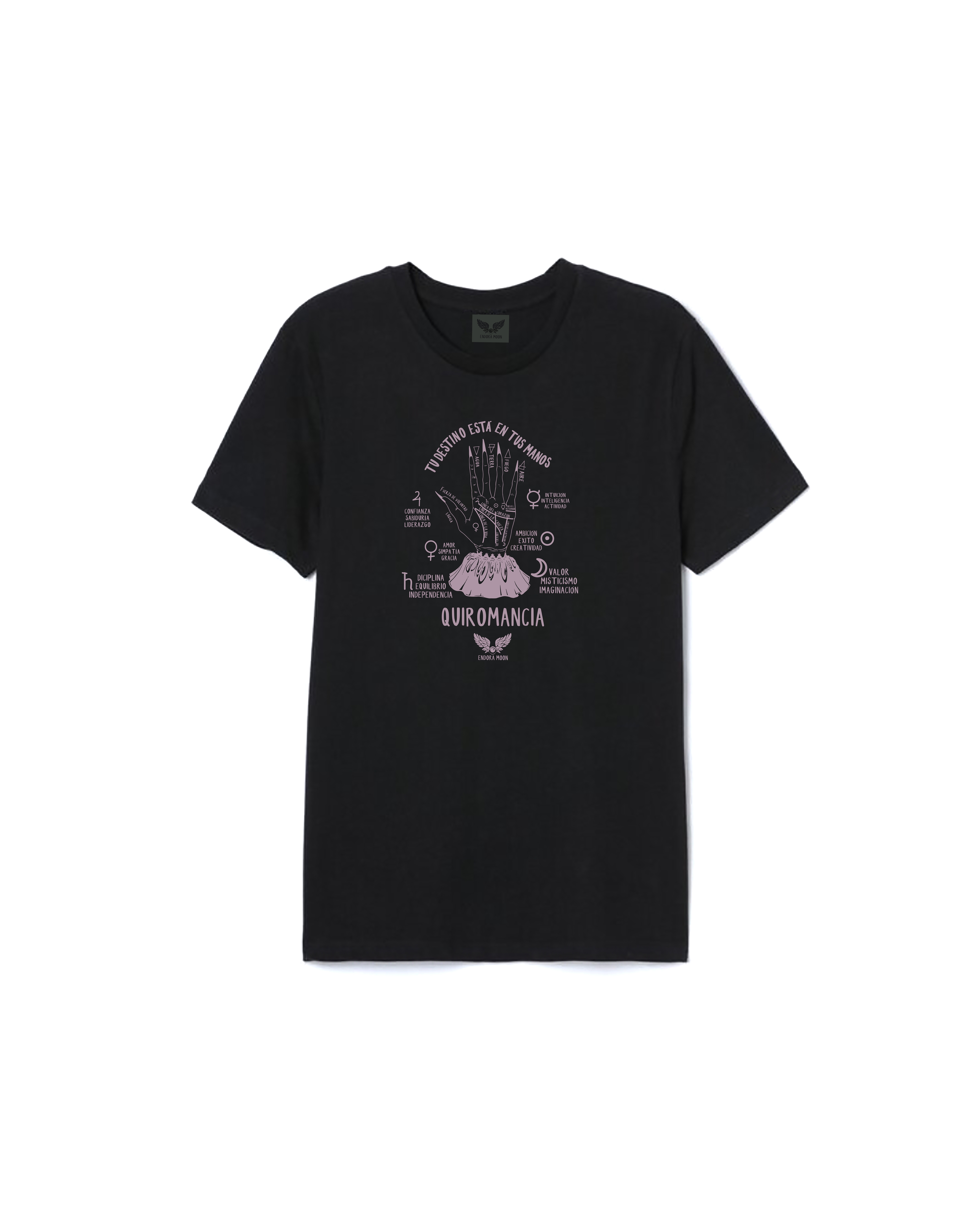 Camiseta Quiromancia Negra