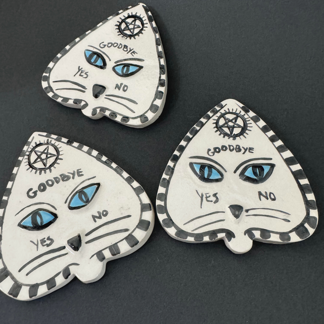 Imán Planchette Mística Cat Moon 