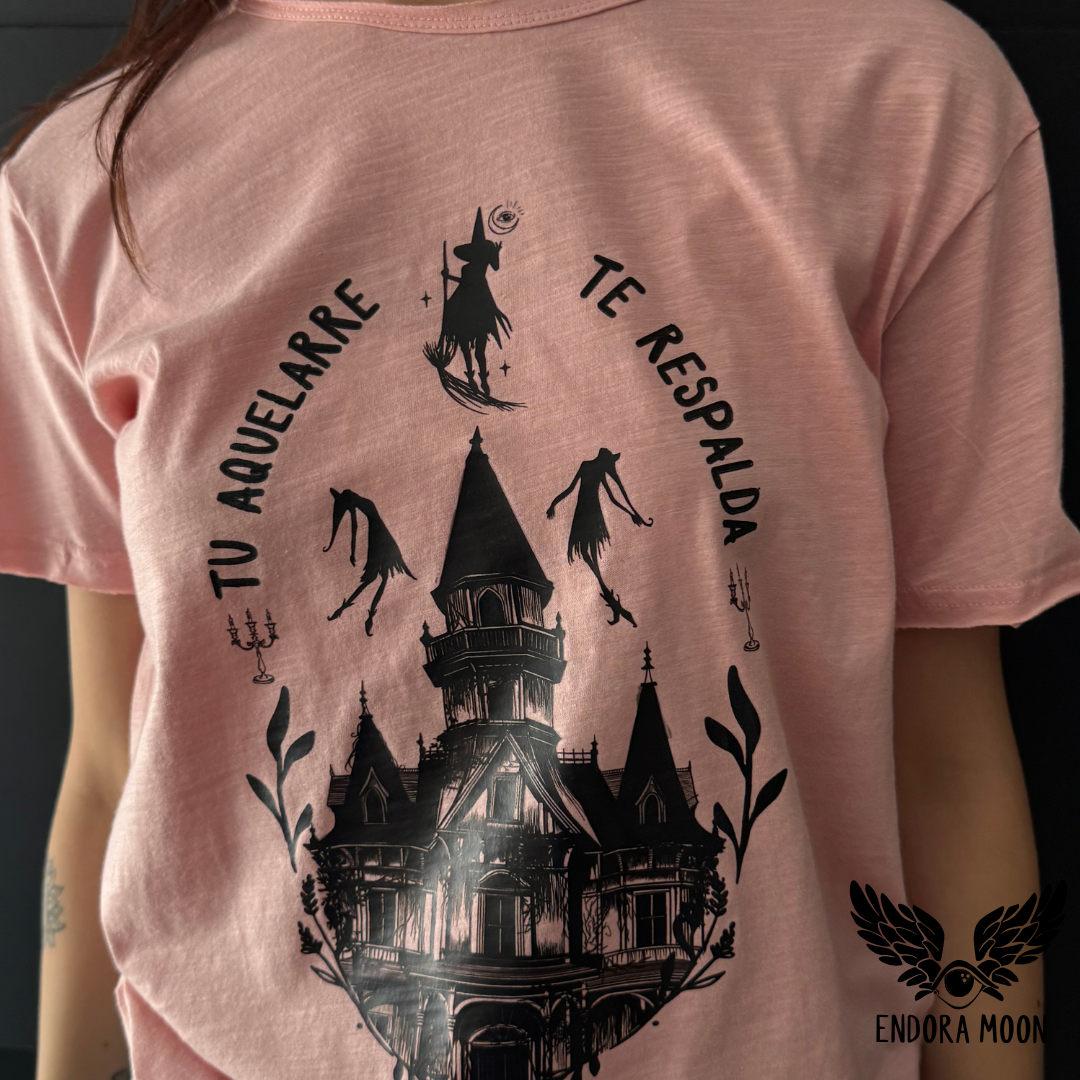 Camiseta aquelarre Rosa