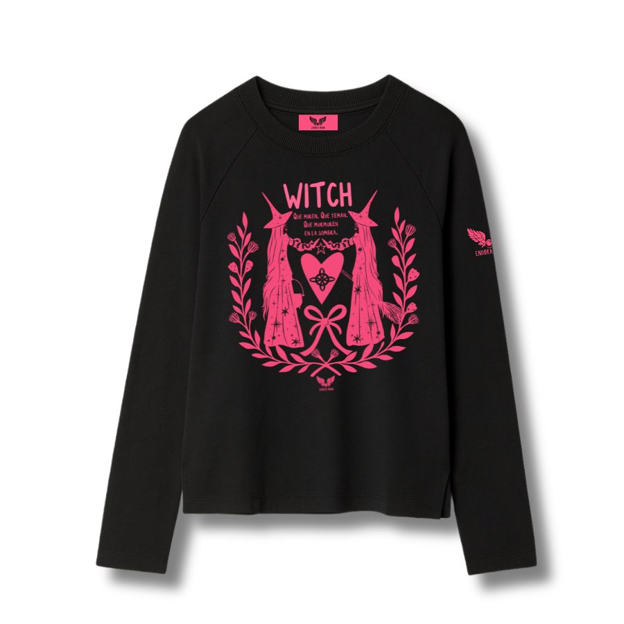 Camiseta witch manga larga