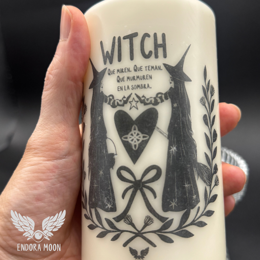 WITCH CANDLE MOON