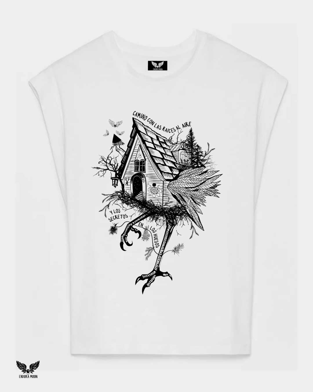 Camiseta Baba Yaga manga corta  cuello caja