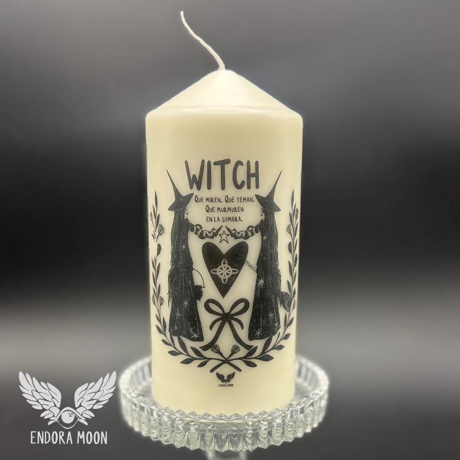 WITCH CANDLE MOON