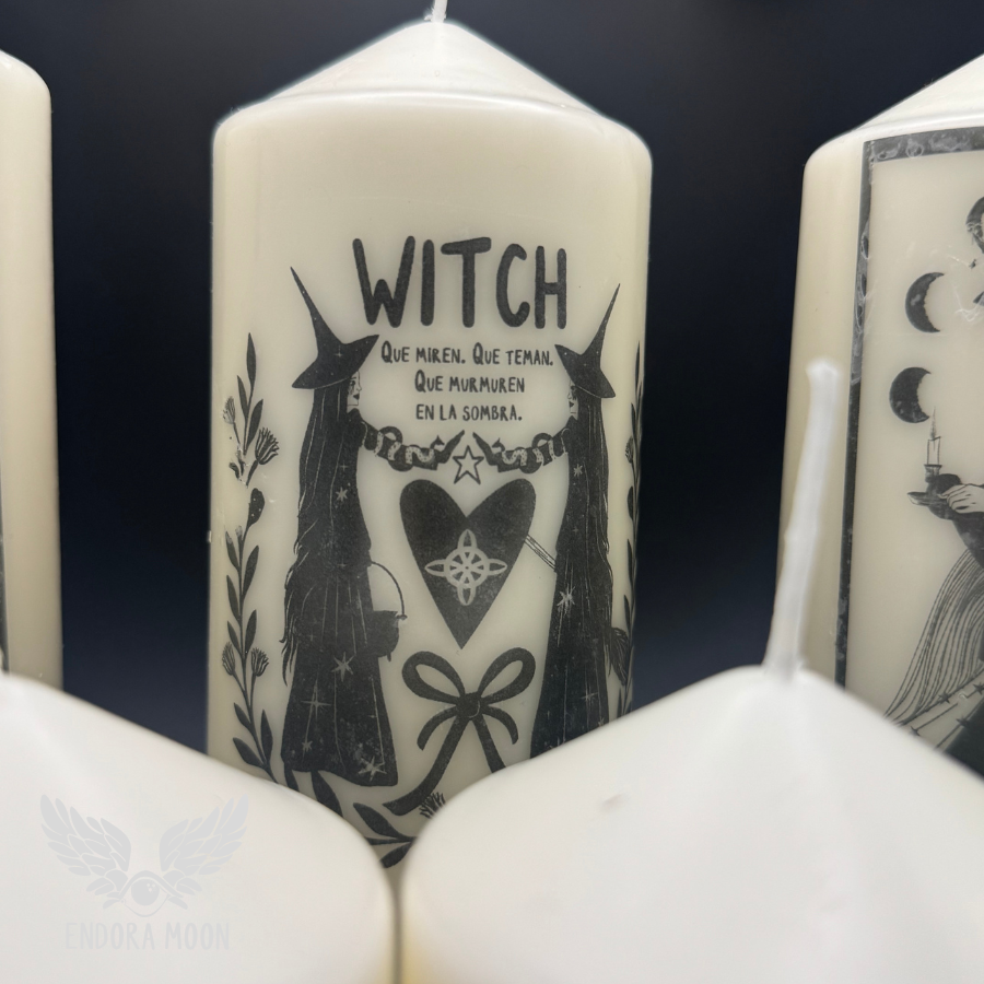 WITCH CANDLE MOON