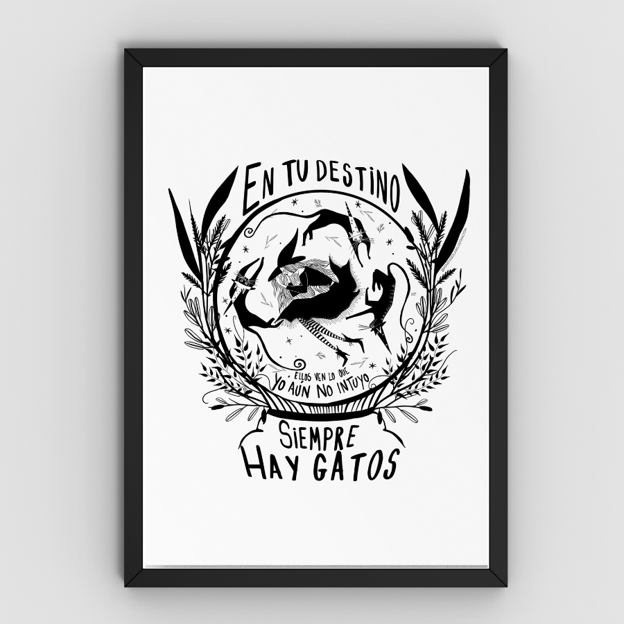 Serie ilustraciones  B/N Marta Solar