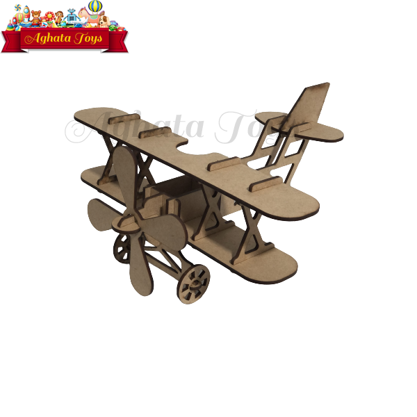 Avião madeira 3D