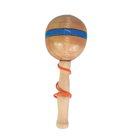 Bilboquê Brinquedo De Madeira Retro Coordenação Motora