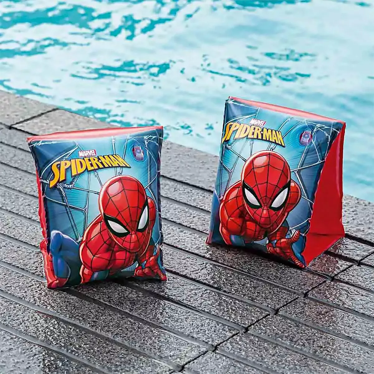 Boia De Braço Homem Aranha Inflável Infantil Até 27kg
