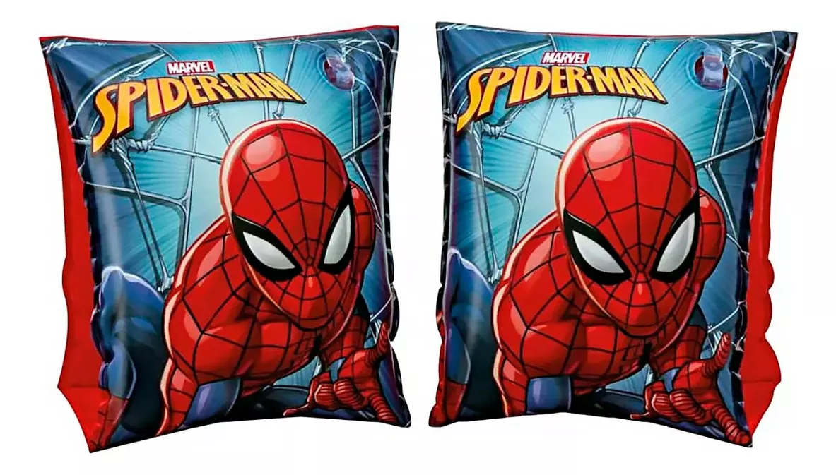 Boia De Braço Homem Aranha Inflável Infantil Até 27kg