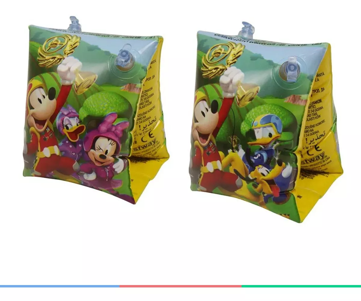 Boia De Braço Para Criança Infantil Mickey Roadster Racers