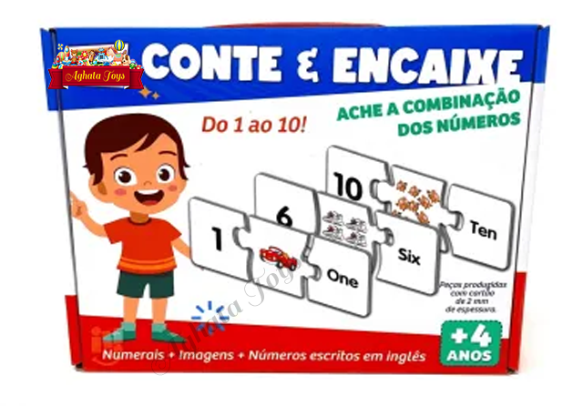 Conte E Encaixe Em Inglês Pedagógico Quantidade