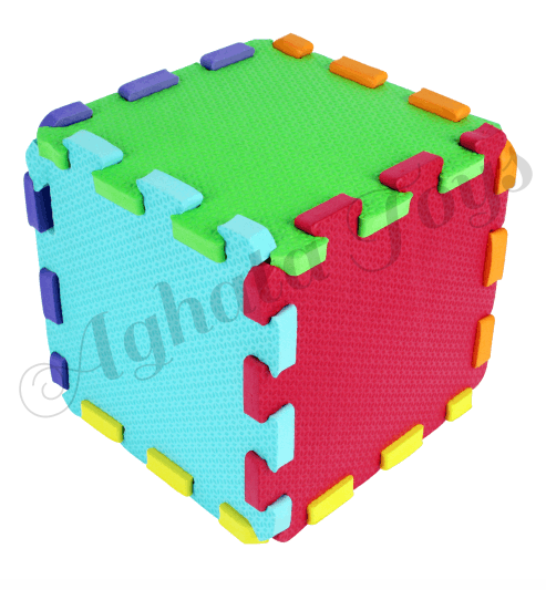 Cubo EVA Colorido 15x15cm