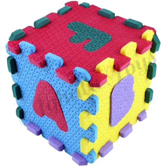 Cubo EVA Vogal Mini 8x8cm