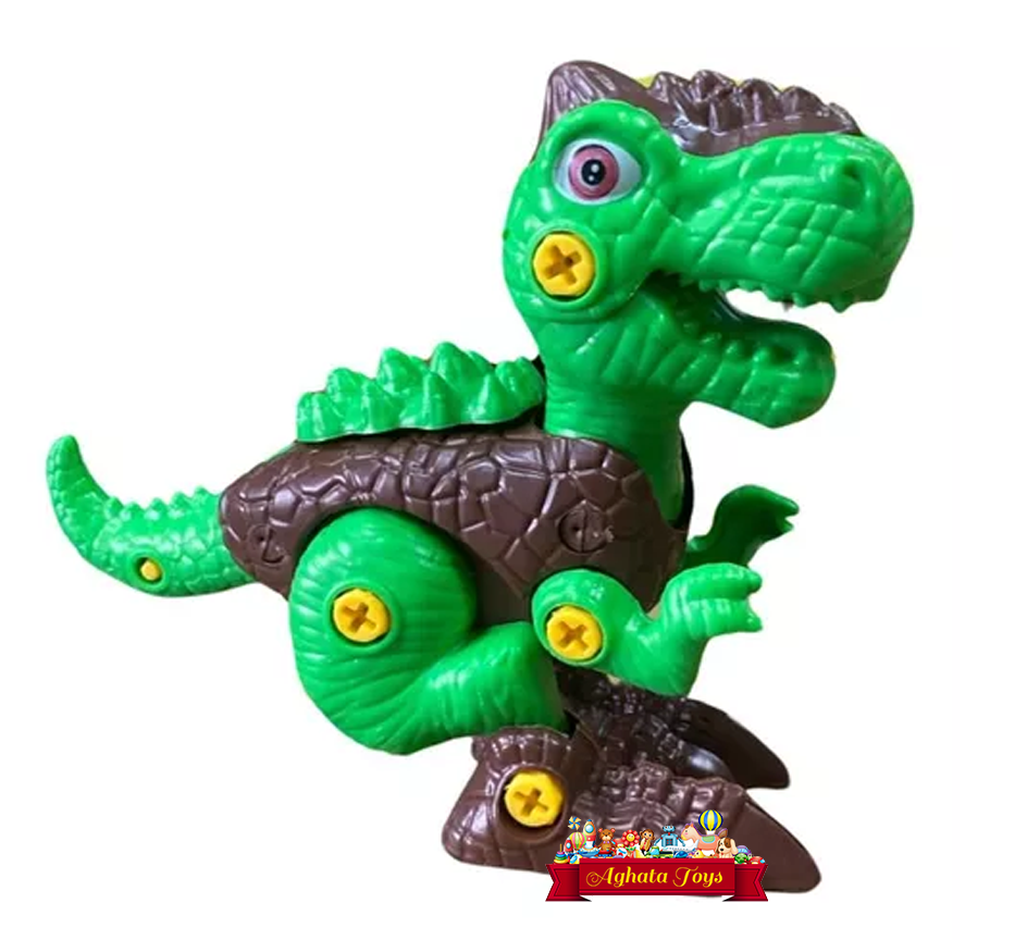 Dino Para Montar Velociraptor Com 28 Peças